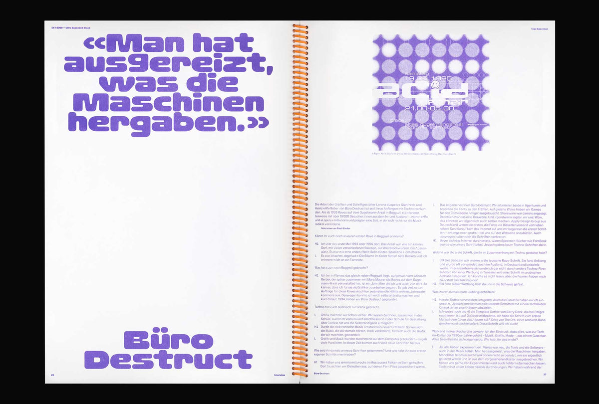 Express Type: 8000 Type Specimen