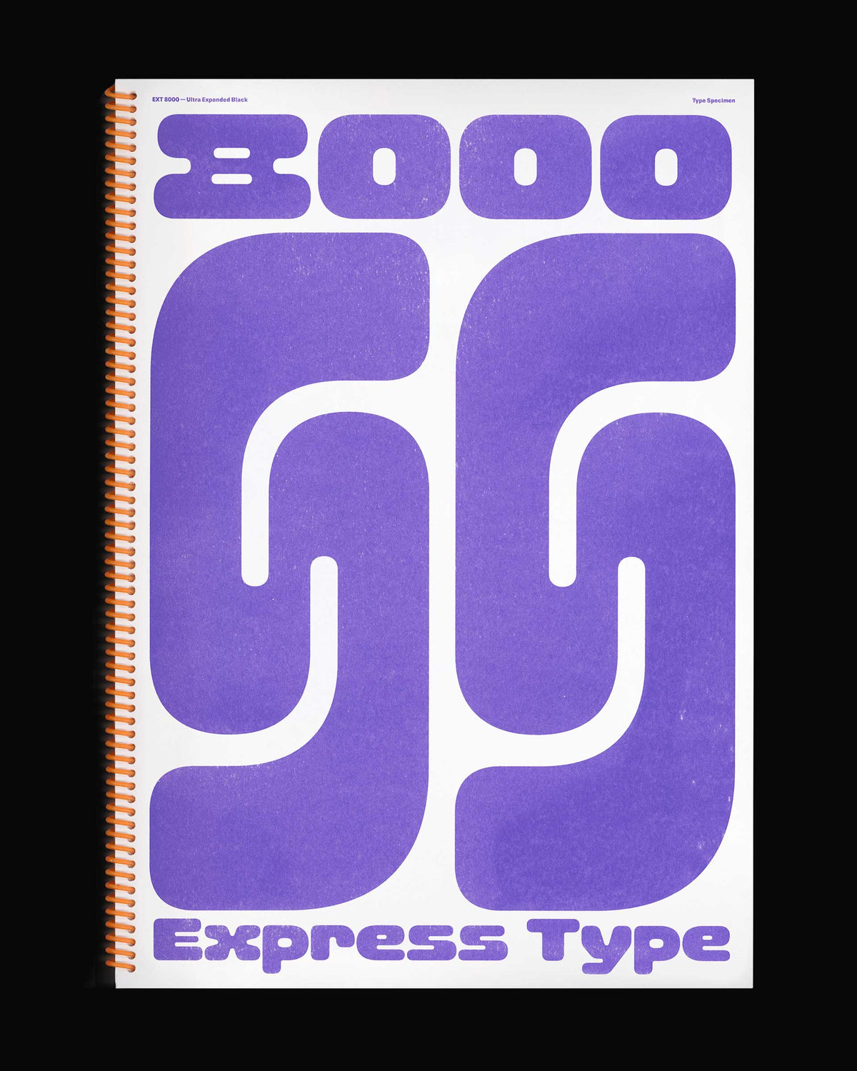 Express Type: 8000 Type Specimen