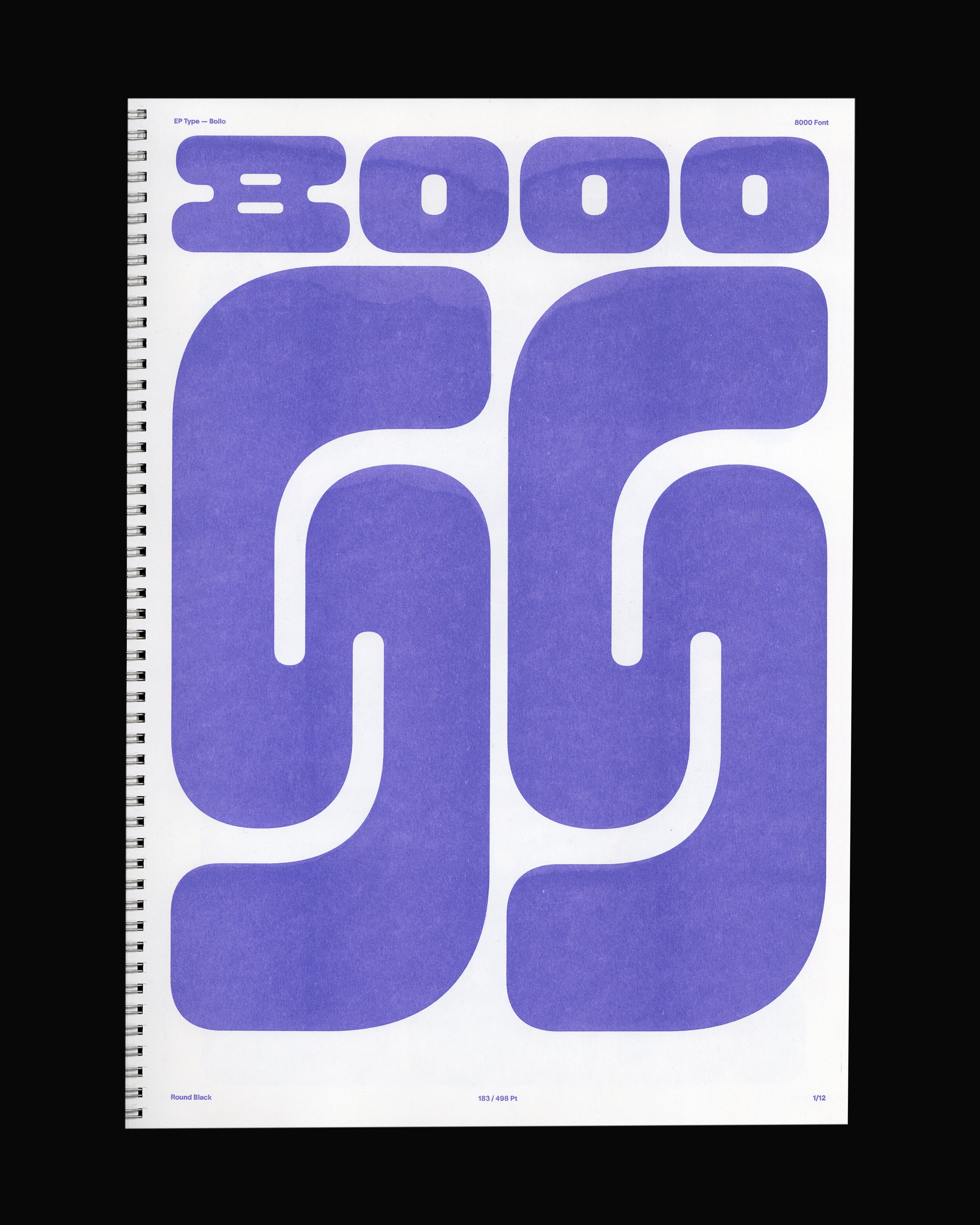 Express Type: 8000 Type Specimen
