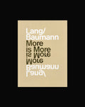 Lang/Baumann: More is More