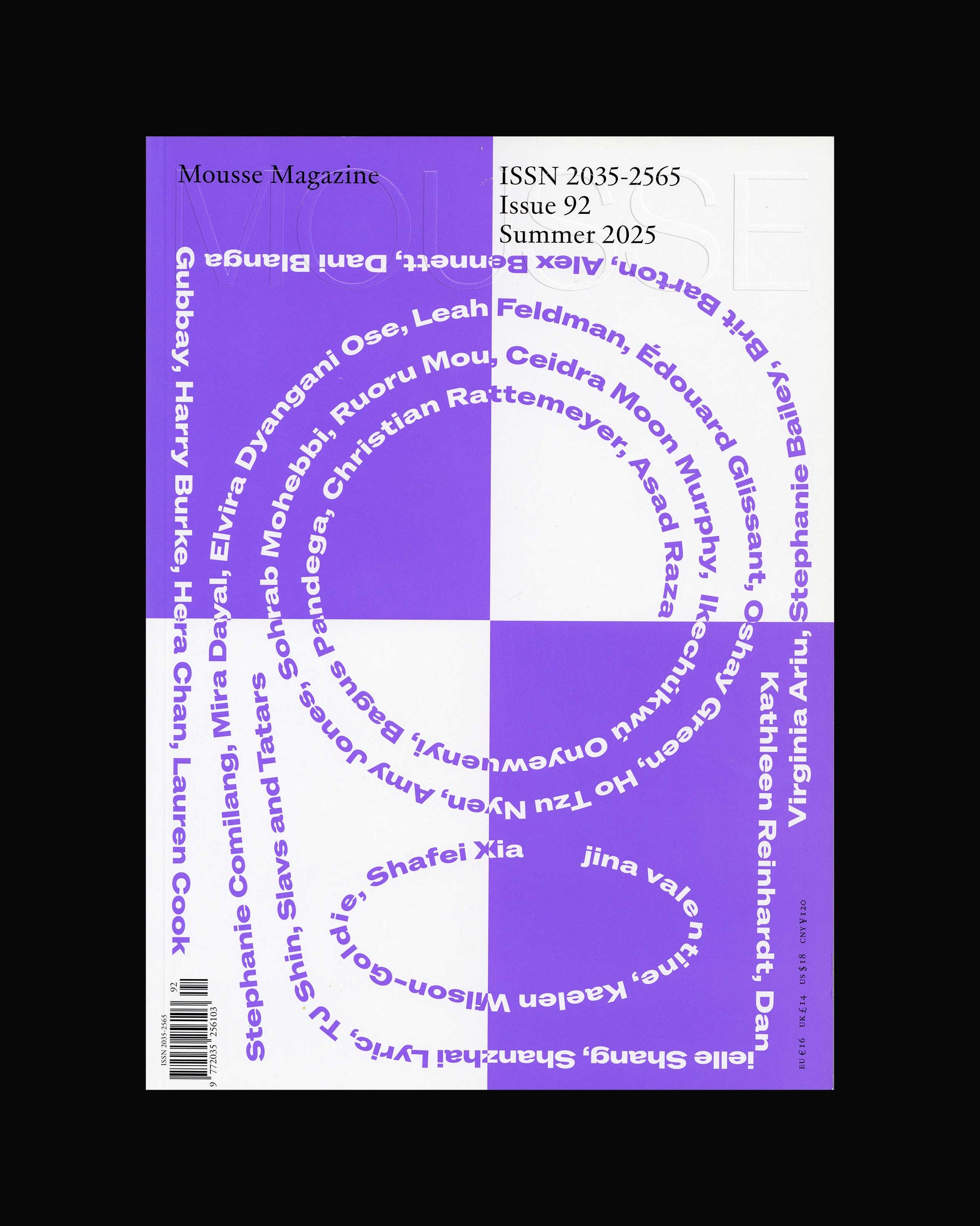 Mousse Magazine Issue 92