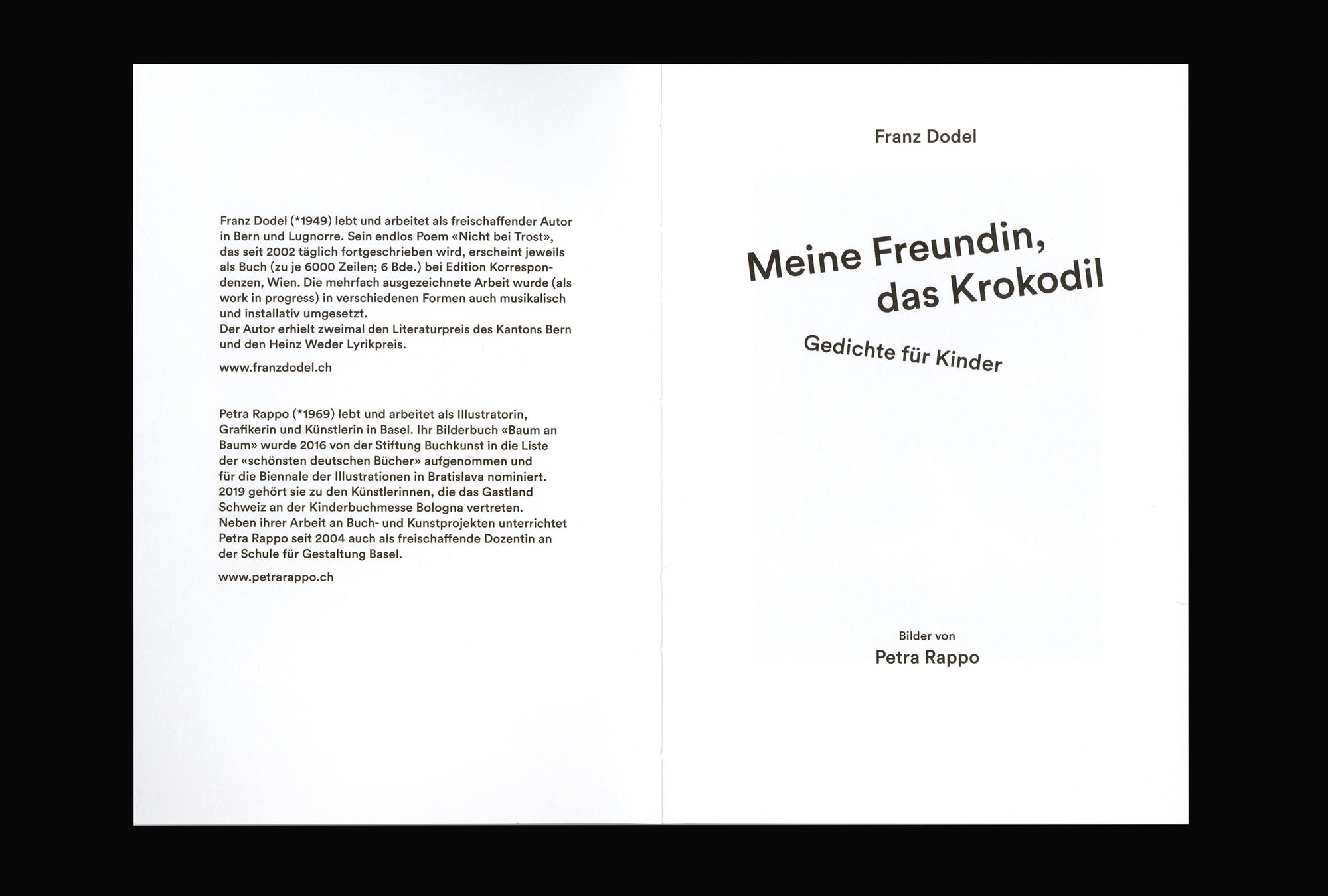 Meine Freundin das Krokodil: Gedichte für Kinder